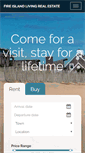 Mobile Screenshot of fireislandliving.com